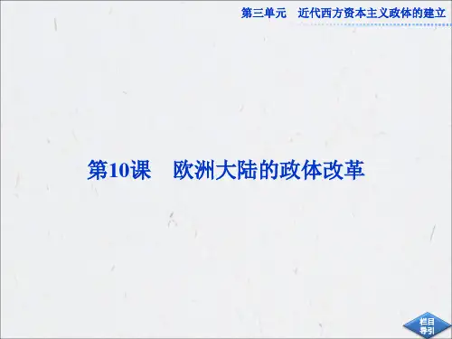 岳麓版历史必修1课件：第三单元第10课