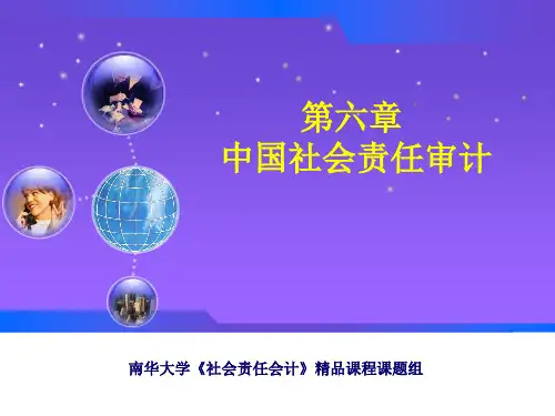 社会责任会计(南华大学第六章 中国社会责任会计审计