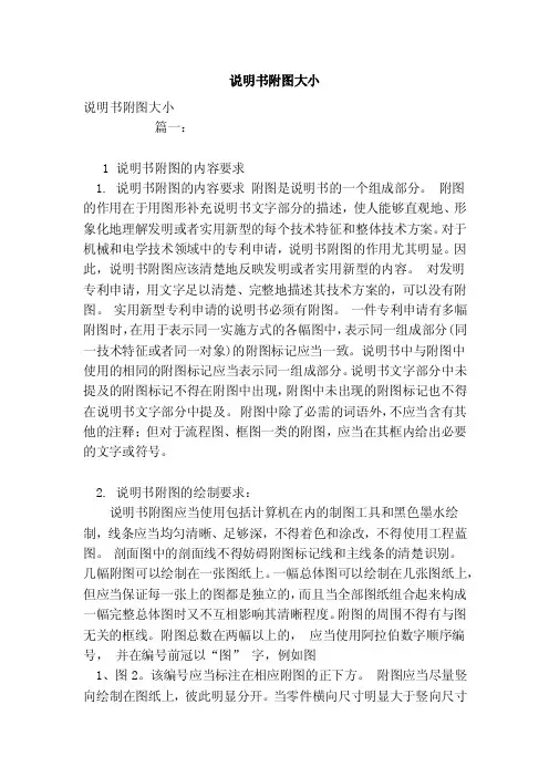 说明书附图大小（模板）