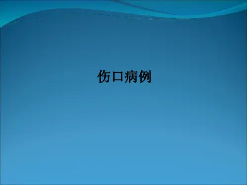 伤口病例PPT课件