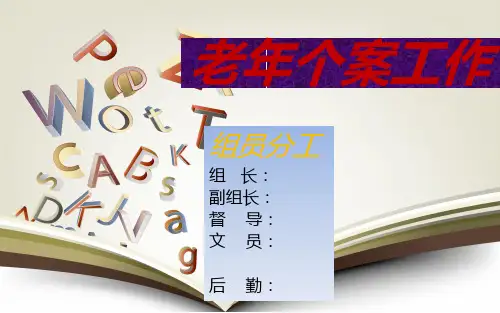 老年个案工作