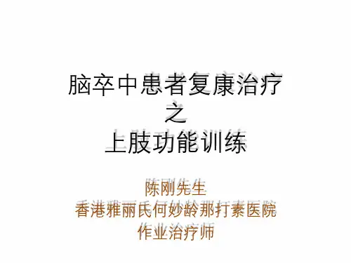 上肢功能训练