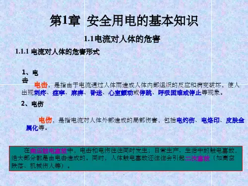 安全用电基本常识ppt课件