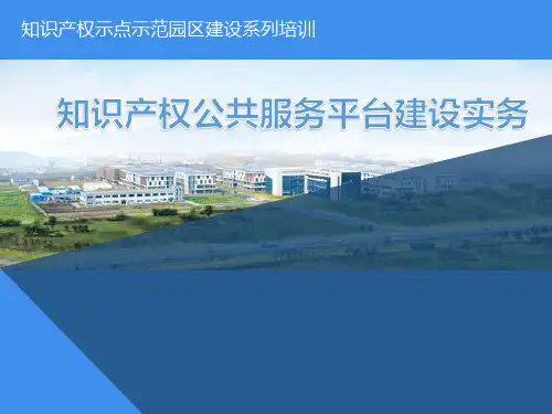 【精品讲座课件】知识产权公共服务平台建设实务,ppt,可编辑-27页文档资料