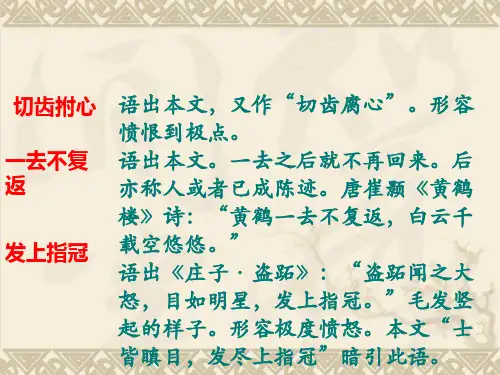 《荆轲刺秦王》PPT课件(1)解析