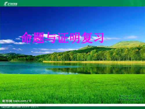 浙教版八下第四章：命题与证明（整章ppt）