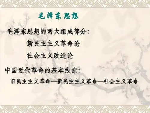 新民主主义革命理论