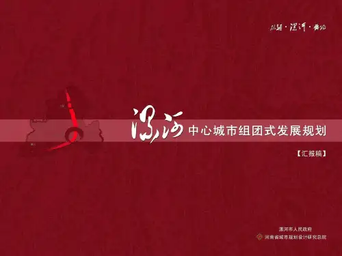 漯河中心城市组团式发展规划