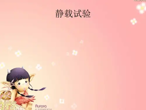 桥梁静载检测报告