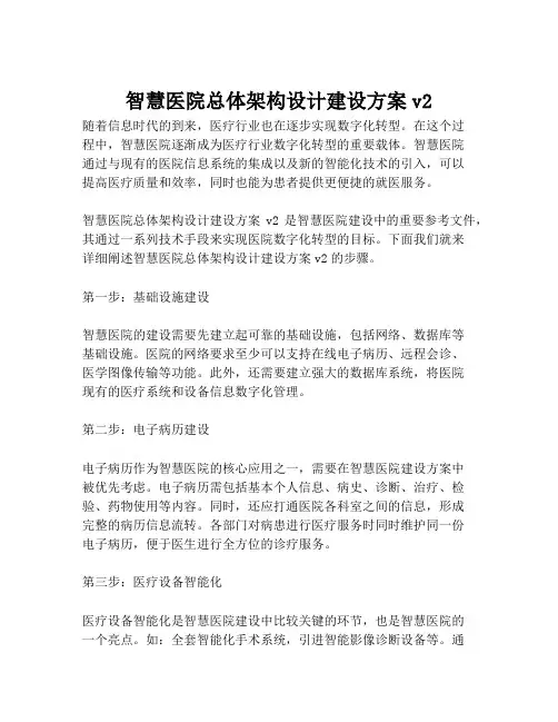 2023-智慧医院总体架构设计建设方案v2-1