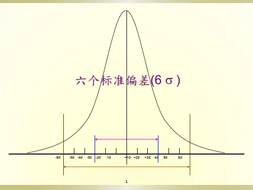 6个标准差的涵义六西格玛意义课件