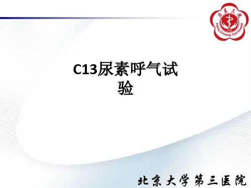 C13尿素呼气试验ppt课件