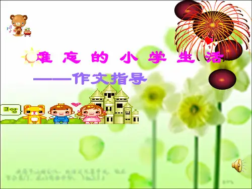 难忘的小学生活.ppt45