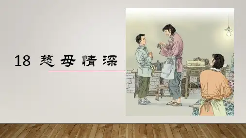 18《慈母情深》课件 (共14张PPT)