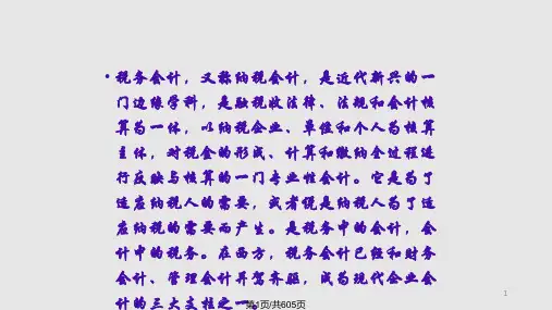 税法与税务会计PPT课件