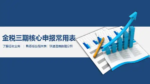 金税三期核心征管征收域常用表介绍