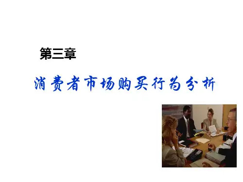 第三章消费者购买行为介绍