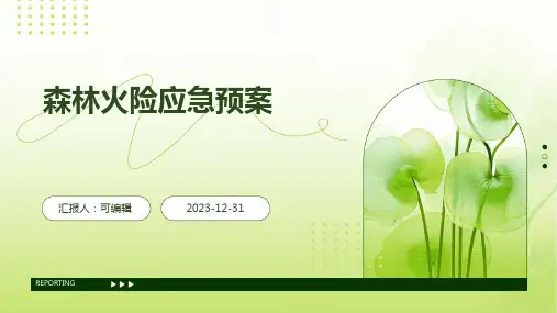 森林火险应急预案