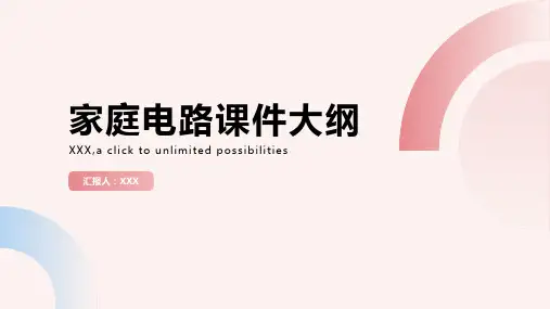 人教版九年级全册物理《家庭电路》课件