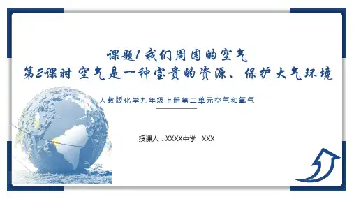 2.1.2 空气是一种宝贵的资源 保护大气环境 课件-九年级化学人教版2024上册