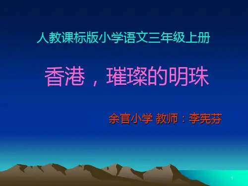 第24香港璀璨的明珠PPT课件