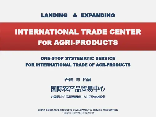 建立“国际农产品贸易中心”