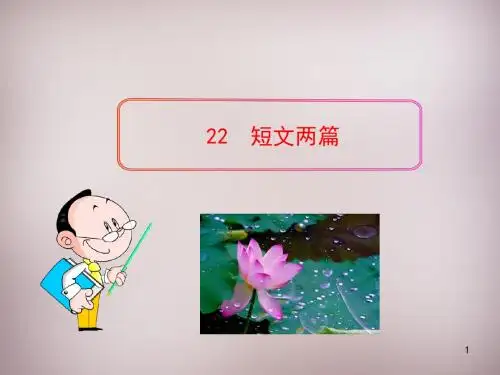 2019年部编人教版七年级语文下册：16《短文两篇》课件