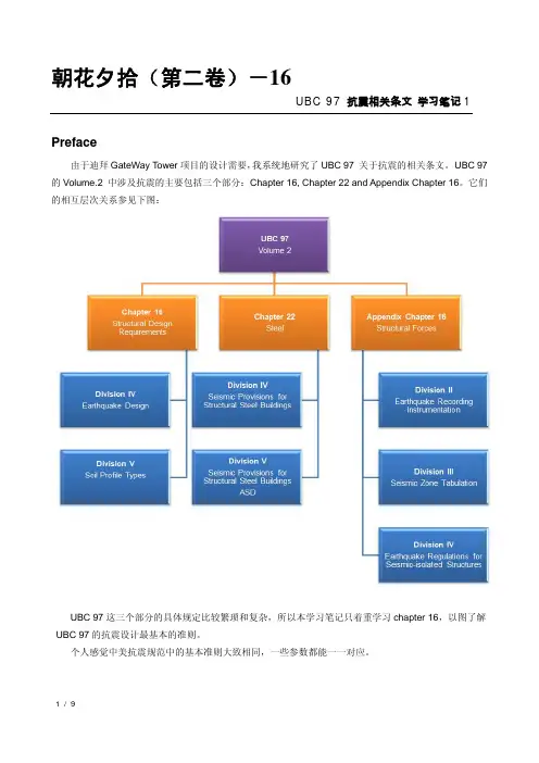 朝花夕拾2-抗震相关条文+学习笔记1