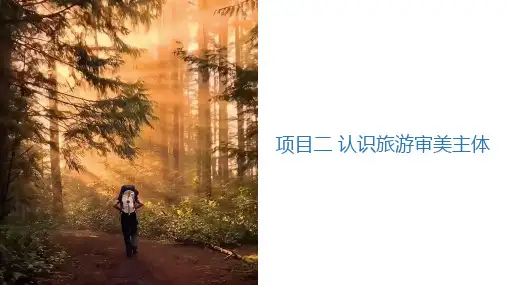 人民大2024旅游美学(第三版)教学课件项目二 认识旅游审美主体