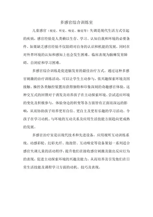 多感官室简介