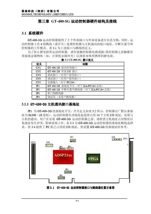 运动控制卡-固高卡硬件