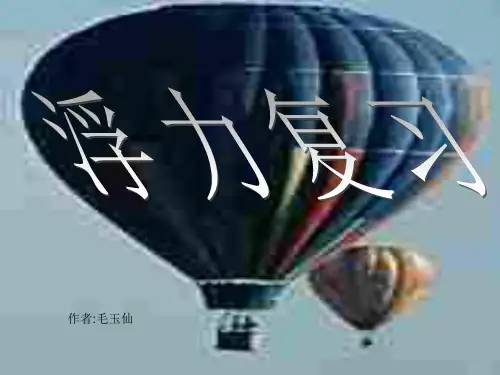初中物理《浮力复习》(共13张)ppt