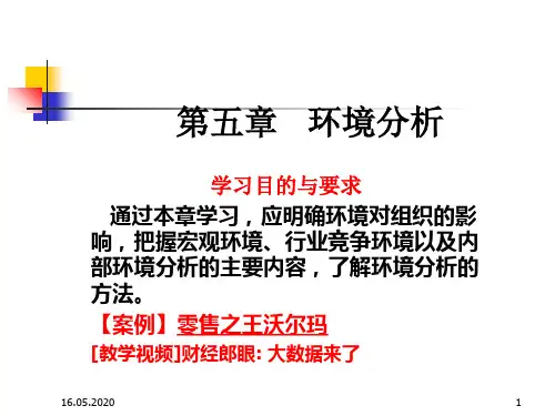 环境分析培训课件PPT(共 50张)