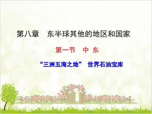 人教版教材《中东》全文课件