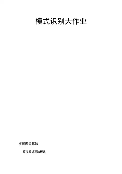 模式识别大作业