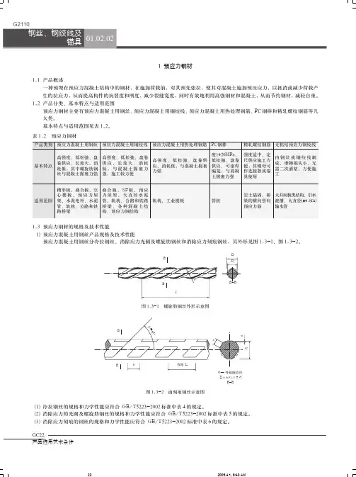 钢丝钢绞线及锚具