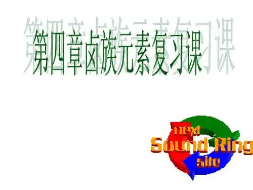 卤族元素复习课