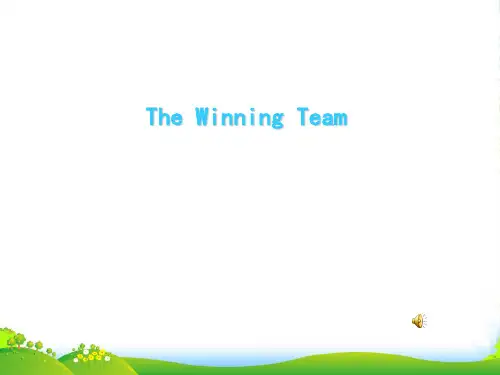 人教版英语九全 Unit 11(The Winning Team)复习课件(共22张PPT)