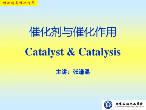催化原理备课(第一章--基本知识)