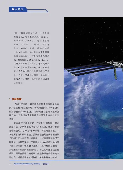 国际空间站_各系统设计