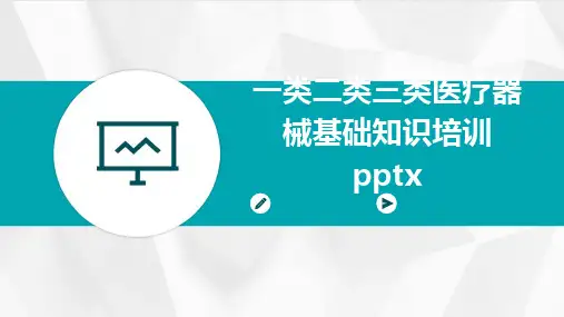 一类二类三类医疗器械基础知识培训pptx