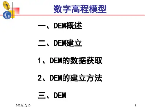DEM数字高程模型