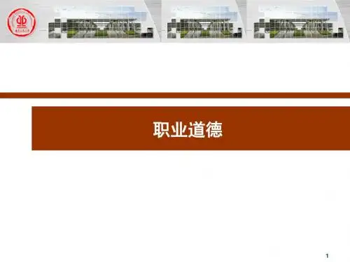 职业道德培训(PPT 29页)