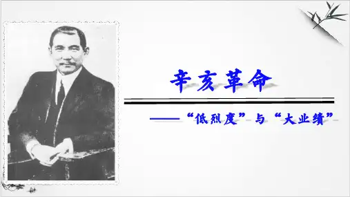 岳麓版《辛亥革命》ppt课堂课件
