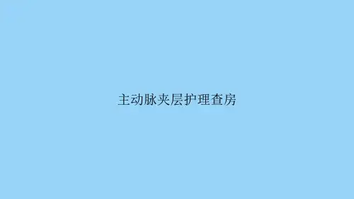 主动脉夹层护理查房3