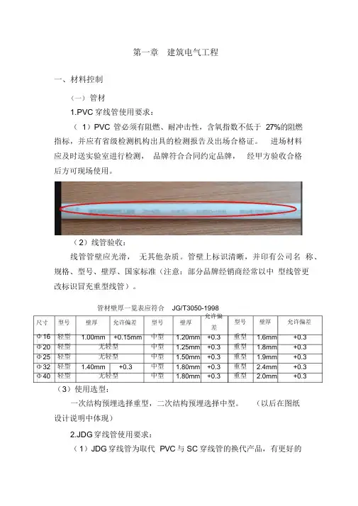 建筑电气工程基础知识培训课件
