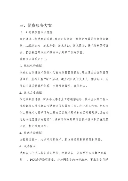 勘察服务方案