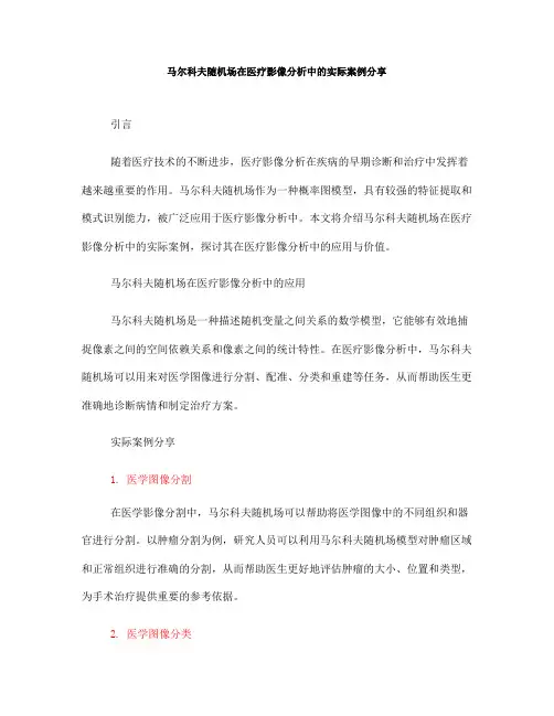 马尔科夫随机场在医疗影像分析中的实际案例分享(四)