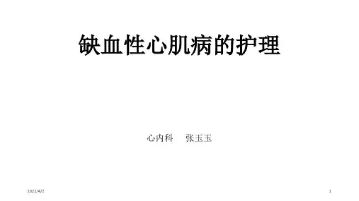 缺血性心肌病的护理