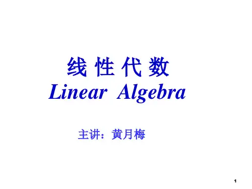线性代数-工程版(同济大学第六版)ppt课件